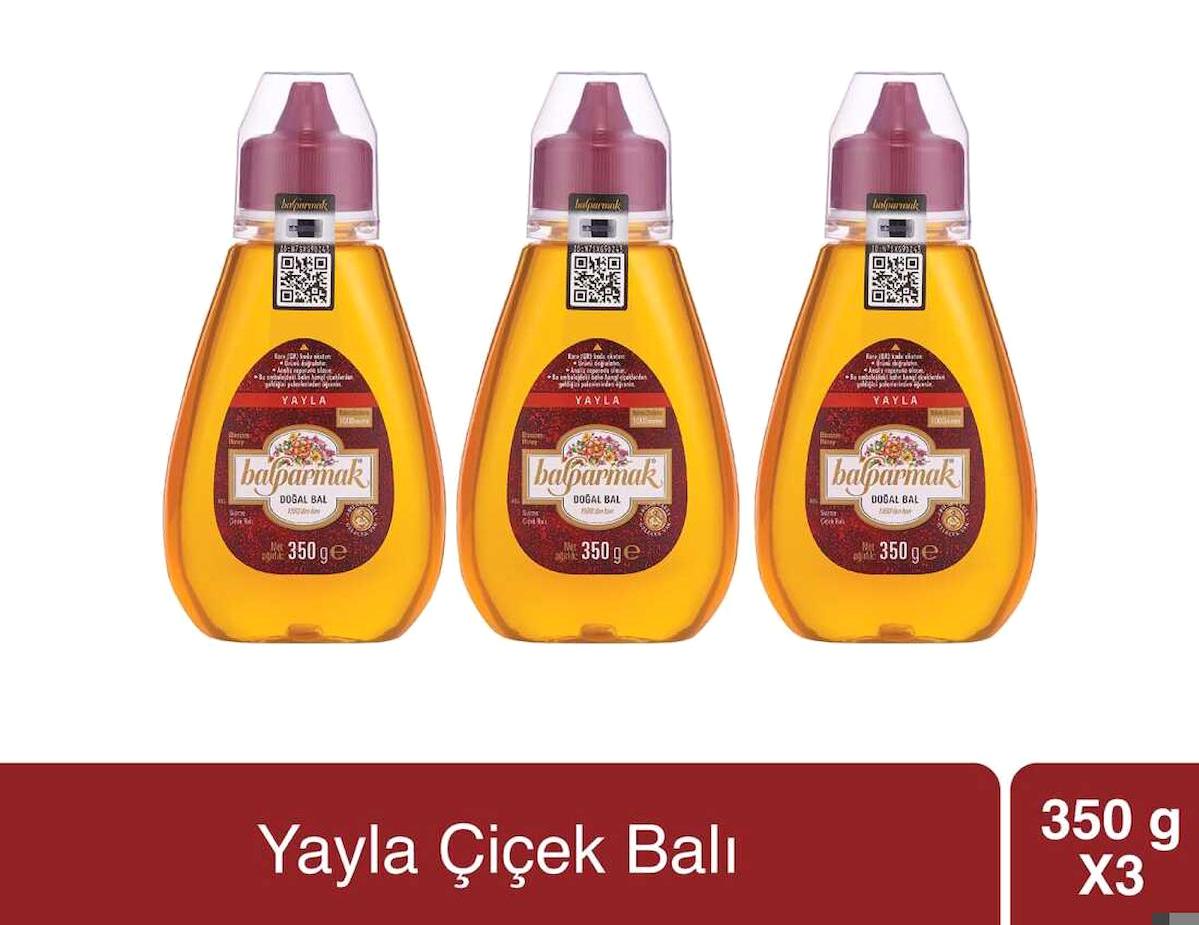 Balparmak Çıtkapak Süzme Çiçek Balı 3x350 gr