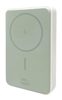 Nettech NT-PW38 10000 mAh Hızlı Şarj Mıknatıslı Kablosuz Powerbank Beyaz
