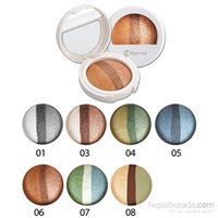 Flormar Terracotta Trio No:08 Toz Mat Tekli Far Karışık