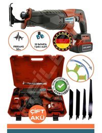 Heilber Alman Red V598 Akülü Kablosuz 1800 W Şarjlı Tilki Kuyruğu Testere