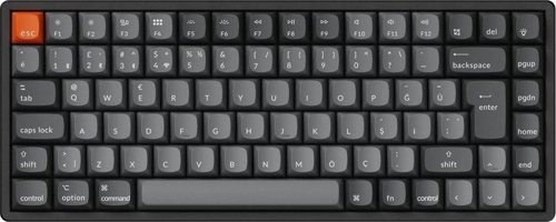 Keychron K2 Max Türkçe Q RGB Brown Switch Kablosuz Siyah Mekanik Klavye