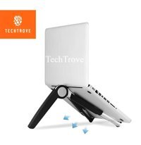Techtrove P1 Katlanabilir Metal Dikey Kullanım Ayarlanabilir Taşınabilir Ayaklı Laptop Standı