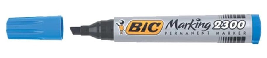 Bic 2300 6'lı Standart Silinebilir Mavi Tahta Kalemi Seti