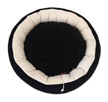 Bedspet Tek Fonksiyonlu Simit Kedi Yatağı Siyah