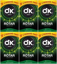 Okey Rötar Normal Geciktiricili Prezervatif 6x20'li