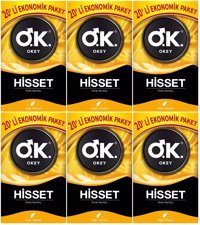 Okey Hisset İnce Prezervatif 6x20'li