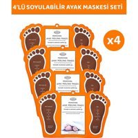 Modalucci Ölü Deri-Çatlak Çorap Tipi Ayak Maskesi 4 Adet