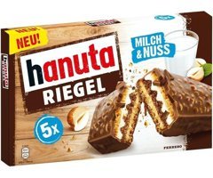 Hanuta Riegel Sütlü Çikolatalı Gofret 5x172 gr