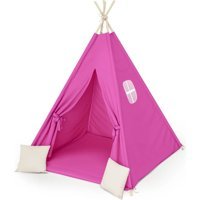 Bebeğimister Devrilmeyen Ev Şeklinde Pembe Unisex Oyun Çadırı