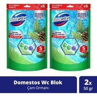 Domestos Çam Ormanı 5'li Güç Klozet Bloğu 2x250 gr