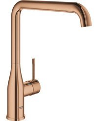 Grohe Essence 30269DL0 Kuğu Çift Girişli Aç Kapa Eviye Bataryası Bakır