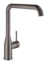 Grohe Essence 30269A00 Kuğu Çift Girişli Aç Kapa Eviye Bataryası Gri