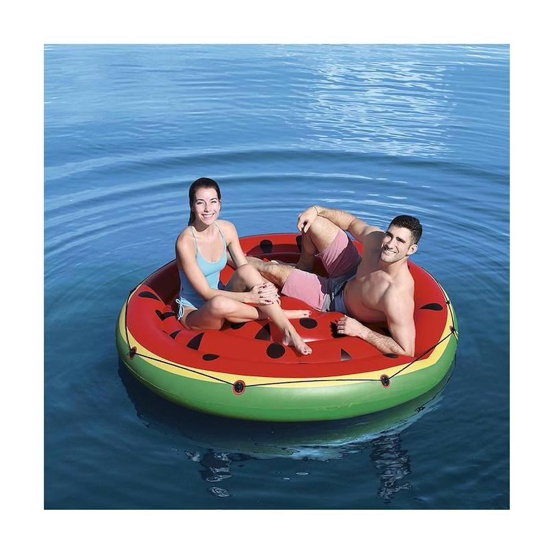 Bestway 43140 Plaj Çift Kişilik Şişme Yatak Kırmız-Yeşil