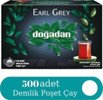 Doğadan Earl Grey Bergamot Demlik Poşet Çay 500 Adet