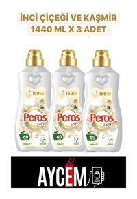 Peros Soft Konsantre İnci Çiçeği-Kaşmir 180 Yıkama Yumuşatıcı 3x1.44 lt
