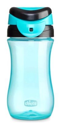Chicco Sportif Akıtmaz Kulpsuz 2+ Yaş 350 ml Alıştırma Bardağı Mavi