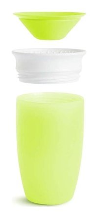 Munchkin Mucize 360° Akıtmaz Kulpsuz 12 Ay+ 296 ml Alıştırma Bardağı Yeşil