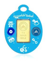 Ahlatcı Erkek Bebek 24 Ayar 1 gr Gram Altın