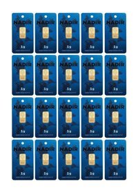 Nadir Gold 24 Ayar 20x1 gr Gram Altın