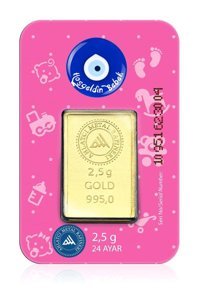 Ahlatcı Kız Bebek 24 Ayar 2.5 gr Gram Altın