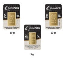 İar 24 Ayar 3x25 gr Gram Altın