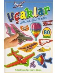 Uçaklar Çıkartma ve Aktivite Kitabı- Parıltı Yayınları