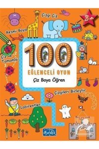 Parıltı Yayınları Okula Yardımcı ve Yabancı Dil Ki 100 Eğlenceli Oyun / Çiz Boya Öğren