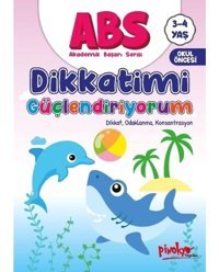 ABS Dikkatimi Güçlendiriyorum Dikkat Odaklanma Konsantrasyon 3 - 4 Yaş - Buçe Dayı - Pinokyo