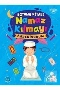 Nesil Çocuk Yayınları Namaz Kılmayı Öğreniyorum Boyama Kitabı Erkekler İçin