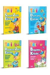 Nesil Çocuk Yayınları Tali Etkinlikli Boyama Seti (4 KİTAP)