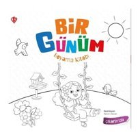 Bir Günüm Boyama Kitabı - Çıkartmalı- Türkiye Diyanet Vakfı Yayınları