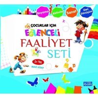 Çocuklar İçin Eğlenceli Faaliyet Seti Mavi Kitap 3 Yaş Üzeri- Parıltı Yayınları