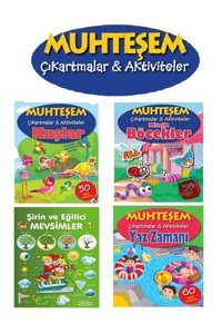 Parıltı Yayınları MUHTEŞEM ÇIKARTMALAR AKTİVİTELER KUŞLAR,MİNİK BÖCEKLER, VE ŞİRİN EĞİTİCİ MEVSİMLER OKUL ÖNCESİ SET