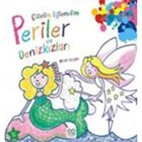 Çizelim Eğlenelim Periler Ve Denizkızları - Mark Bergin - 1001 Çiçek