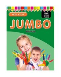 Parıltı Yayınları Jumbo Boyama Yeşil Kitap