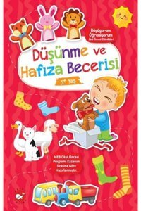 Beyaz Balina Yayınları Düşünme Ve Hafıza Becerisi 5+ Yaş - Büyüyorum Öğreniyorum Okul Öncesi Etkinlikleri