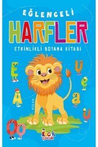 Bıcırık Yayınları Ema Eğlenceli Harfler (ETKİNLİKLİ BOYAMA KİTABI)