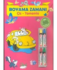 Boyama Zamanı: Çiz - Tamamla- Parıltı Yayınları