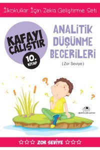 Uğurböceği Yayınları Kafayı Çalıştır 10. Kitap - Analitik Düşünme Becerileri ( Zor Seviye)- Ahmet Bilal Yaprakdal