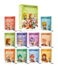 Tarihe Yön Veren Ünlü Türk Bilginleri Serisi Seti - 10 Kitap Takım - Kutulu - Cezmi Ersöz - Dokuz Yayınları