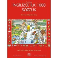 İngilizce İlk 1000 Sözcük - Bin Sözcük Öğreten Kitap - Heather Amery - 1001 Çiçek