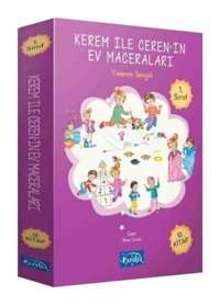 Kerem ile Ceren'in Ev Maceraları Seti - 10 Kitap Takım - Yasemin Şengül - Parıltı Yayınları