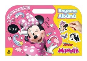 Disney Junior Minnie - Çıkartma Hediyeli Boyama Albümü- Doğan Çocuk