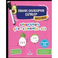 Dikkat Geliştiren Çizgiler - Meyveler ve Sebzeler- Floki Çocuk