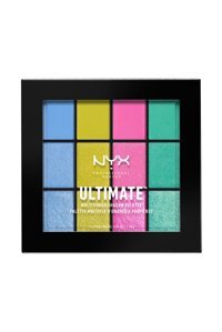 Nyx Professional Makeup Ultimate Multi Finish Toz Mat Sedefli Far Paleti