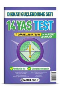 Adeda Yayınları 14 Yaş Test Görsel Algı Seti / 14 Yaş Test Kitapçığı