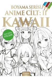 Teras Kitap Anime Boyama Cilt Iı: Kawaii