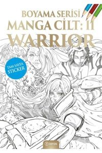 Teras Kitap Manga Boyama Cilt Iı: Warrior