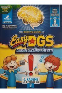 Adeda Yayınları Easy Dikkati Güçlendirme Seti 4. Kademe B 6 9 Yaş 1 Kitap