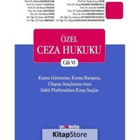 Özel Ceza Hukuku-Cilt 6 Kamu Güvenine Kamu Barışına Ulaşım Araçlarına veya Sabit Platformlara Karşı- On İki Levha Yayıncılık